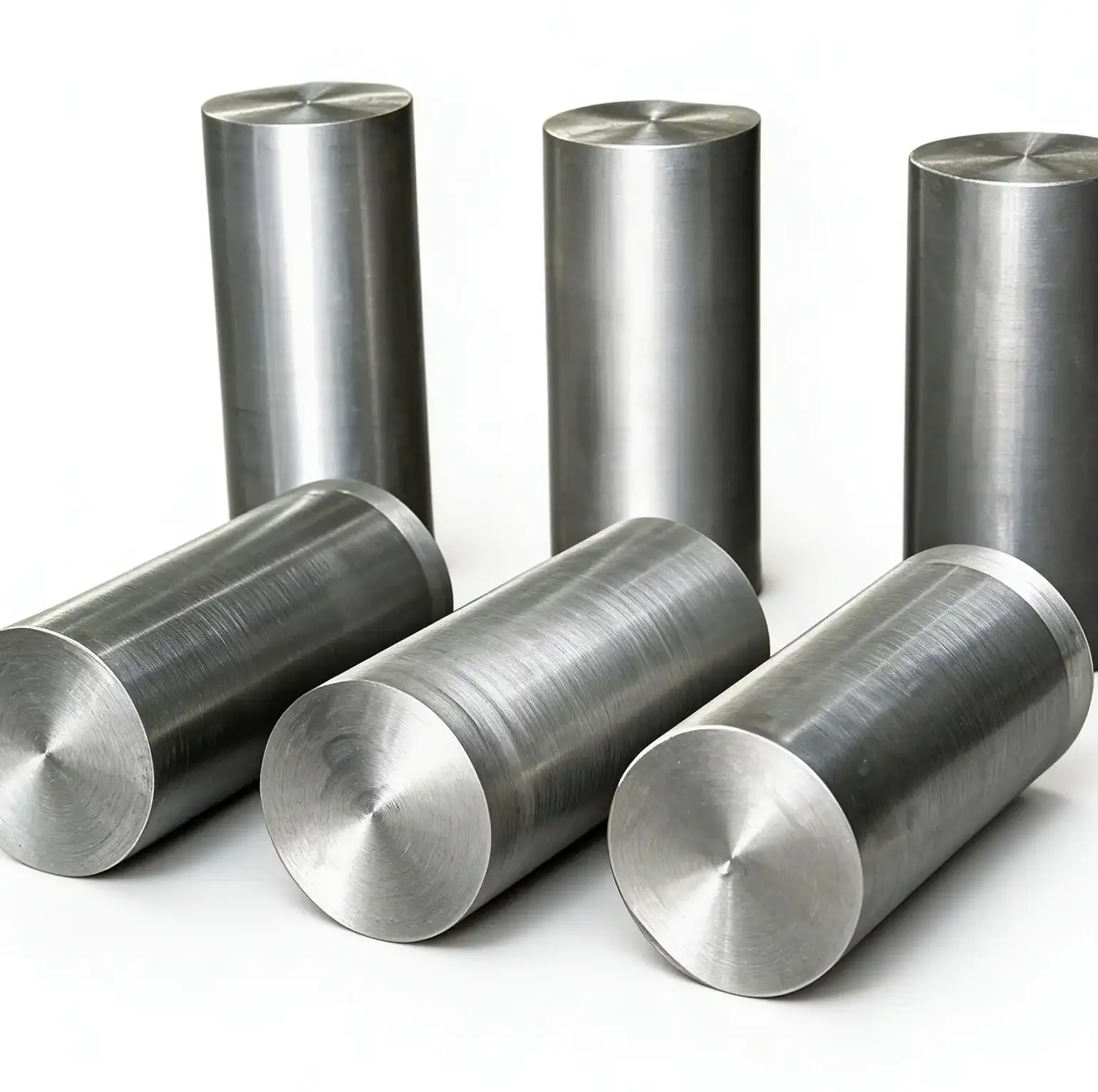 Stainless steel round bar samples